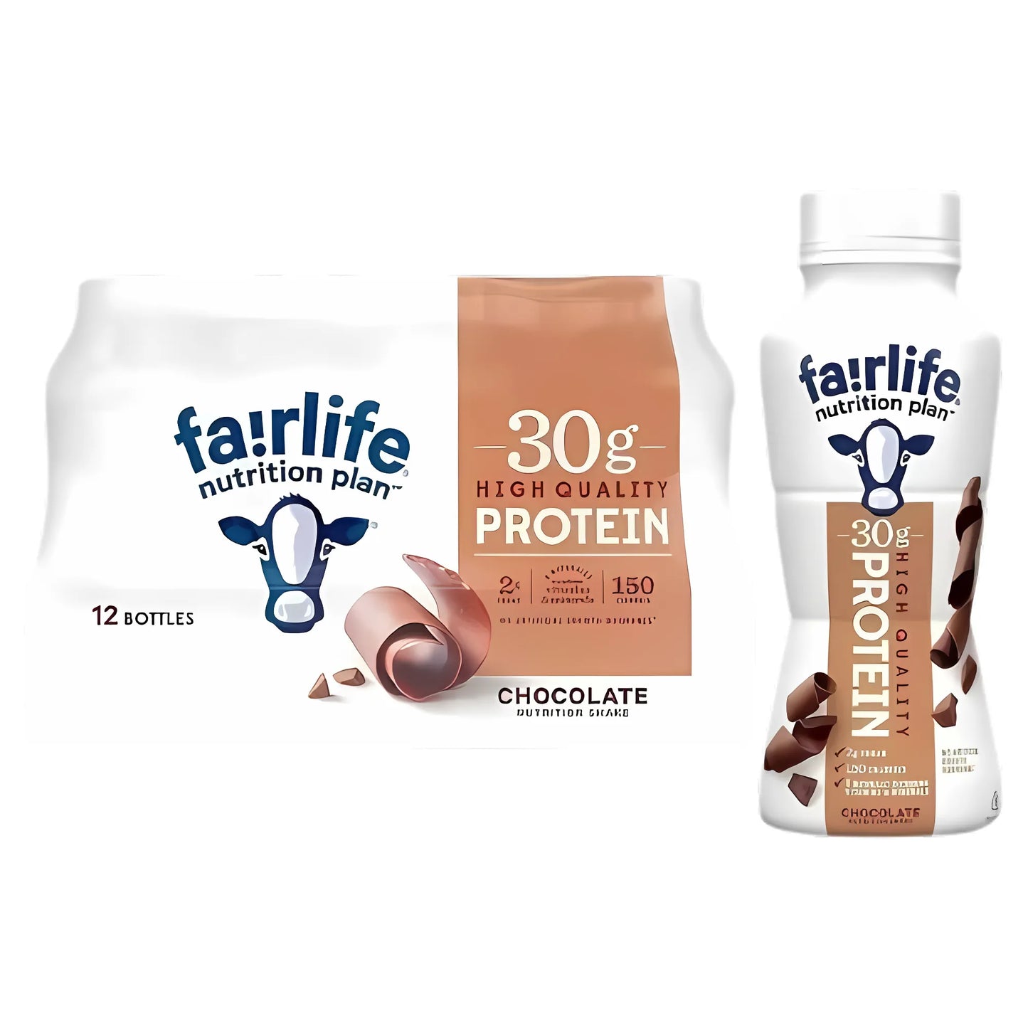 Fair Life Nutrition Plan High Protein Liquid Shake, All flavors available